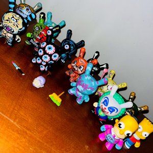 SALE!!! 12 Kidrobot Dunny 3" Vinyl Figurines - Mishka Dunny Doll Lot for $50!